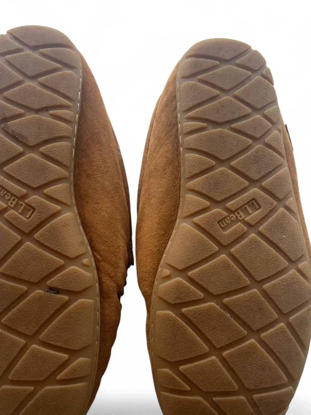 L.L. Bean Shearling Moccasin Slippers Mens 12